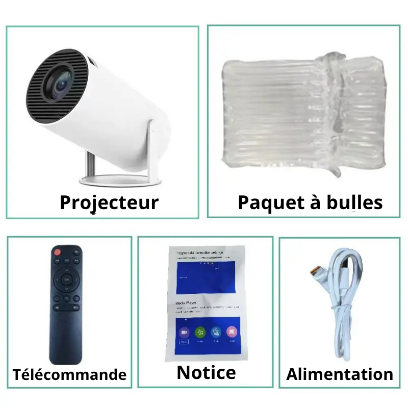 Projecteur Portable USAMR HY200 1080P