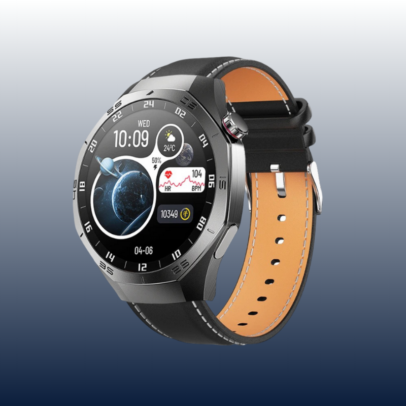SmartWatch NUVFIT 1 2025 Homme – GPS, Appels Bluetooth & Écran AMOLED !