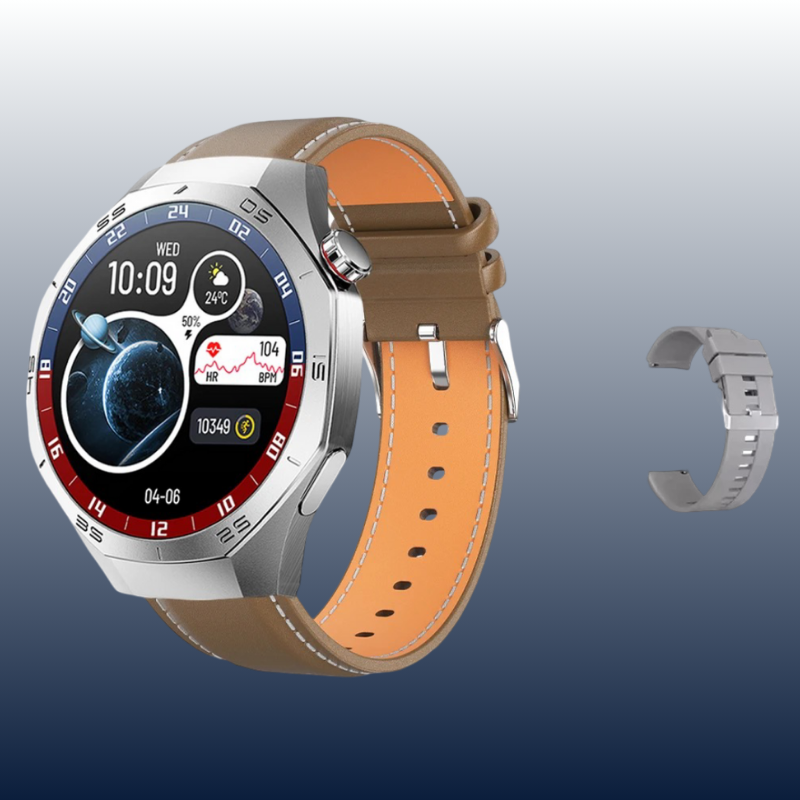 SmartWatch NUVFIT 1 2025 Homme – GPS, Appels Bluetooth & Écran AMOLED !