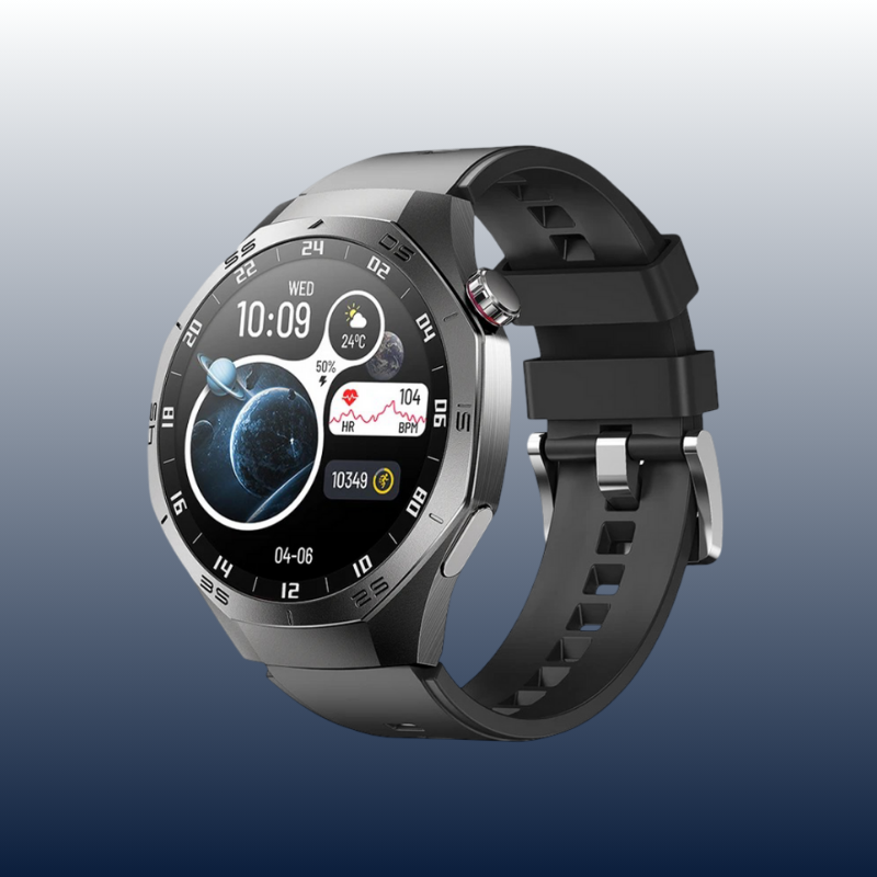 SmartWatch NUVFIT 1 2025 Homme – GPS, Appels Bluetooth & Écran AMOLED !