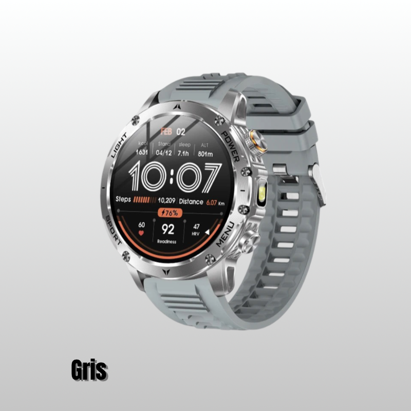 NUVFIT-PRO – La Montre Militaire Connectée 2025 la Plus Robuste, Batterie 1000 mAh