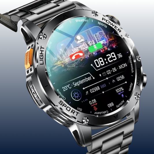 NUVFIT-PRO – La Montre Militaire Connectée 2025 la Plus Robuste, Batterie 1000 mAh