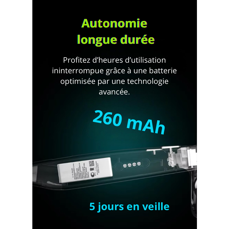 Lunettes Intelligentes NUVFIT VISION ONE 6K HD – Caméra, Musique & Traduction AI