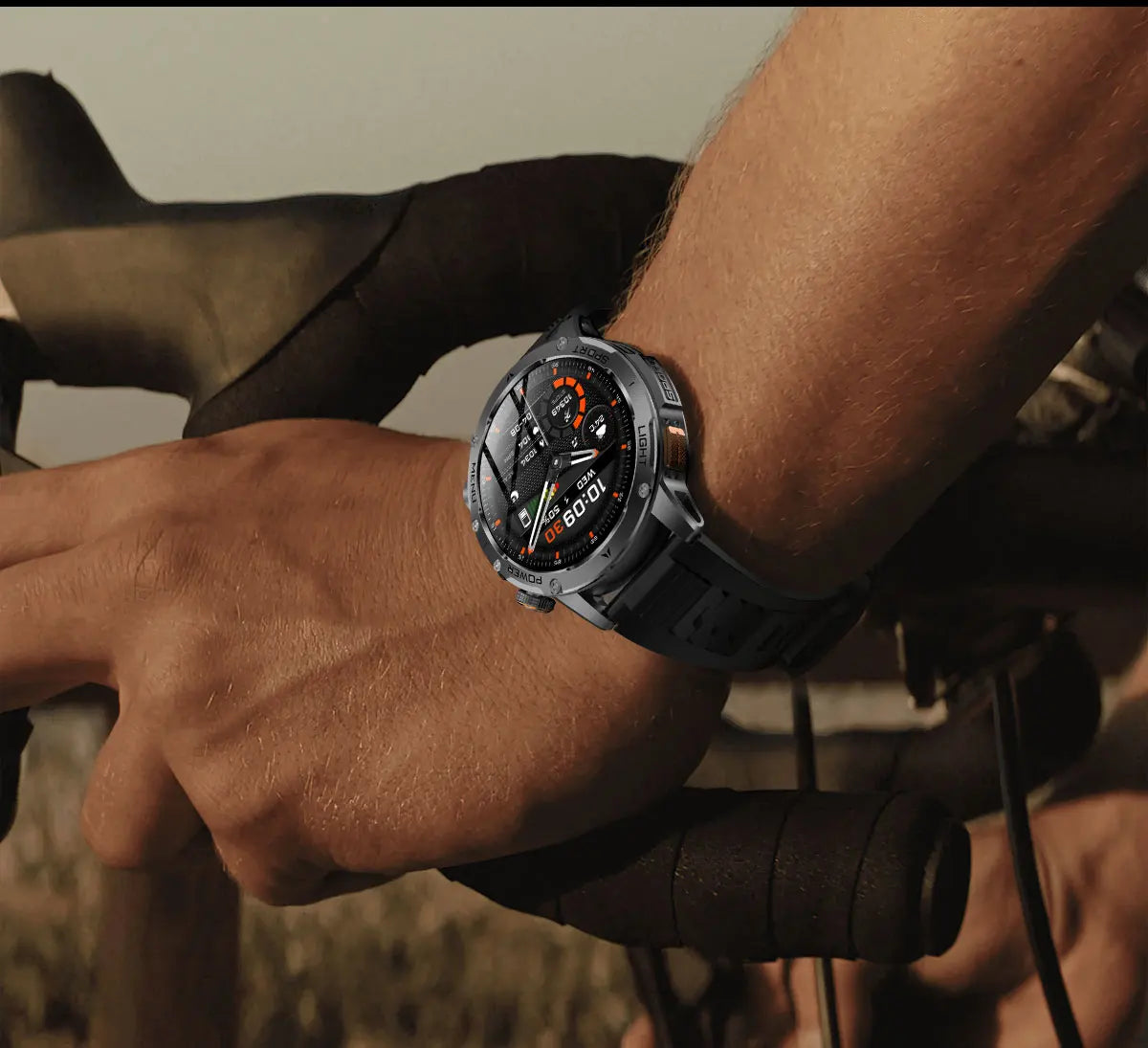 NUVFIT-PRO – La Montre Militaire Connectée 2025 la Plus Robuste, Batterie 1000 mAh