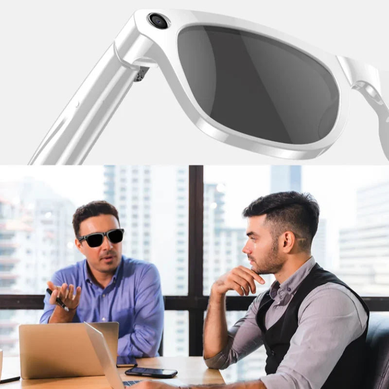 Lunettes Intelligentes NUVFIT VISION ONE 6K HD – Caméra, Musique & Traduction AI